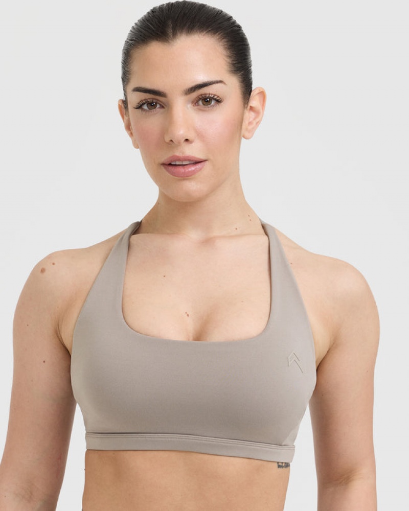 Oner Active Timeless Square Neck Sports Bras Grijs | WBE-862309