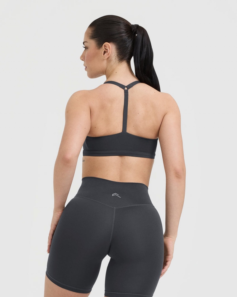 Oner Active Timeless Square Neck Sports Bras Zwart | YCT-962084