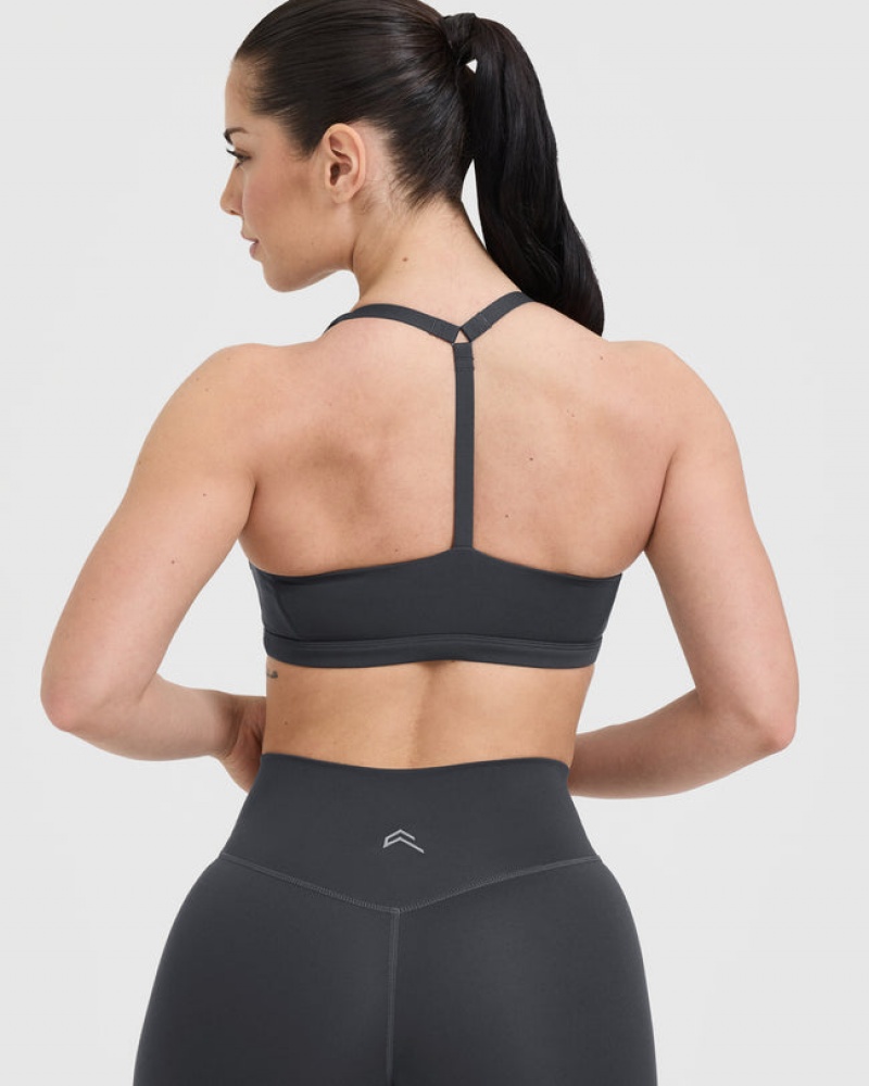 Oner Active Timeless Square Neck Sports Bras Zwart | YCT-962084