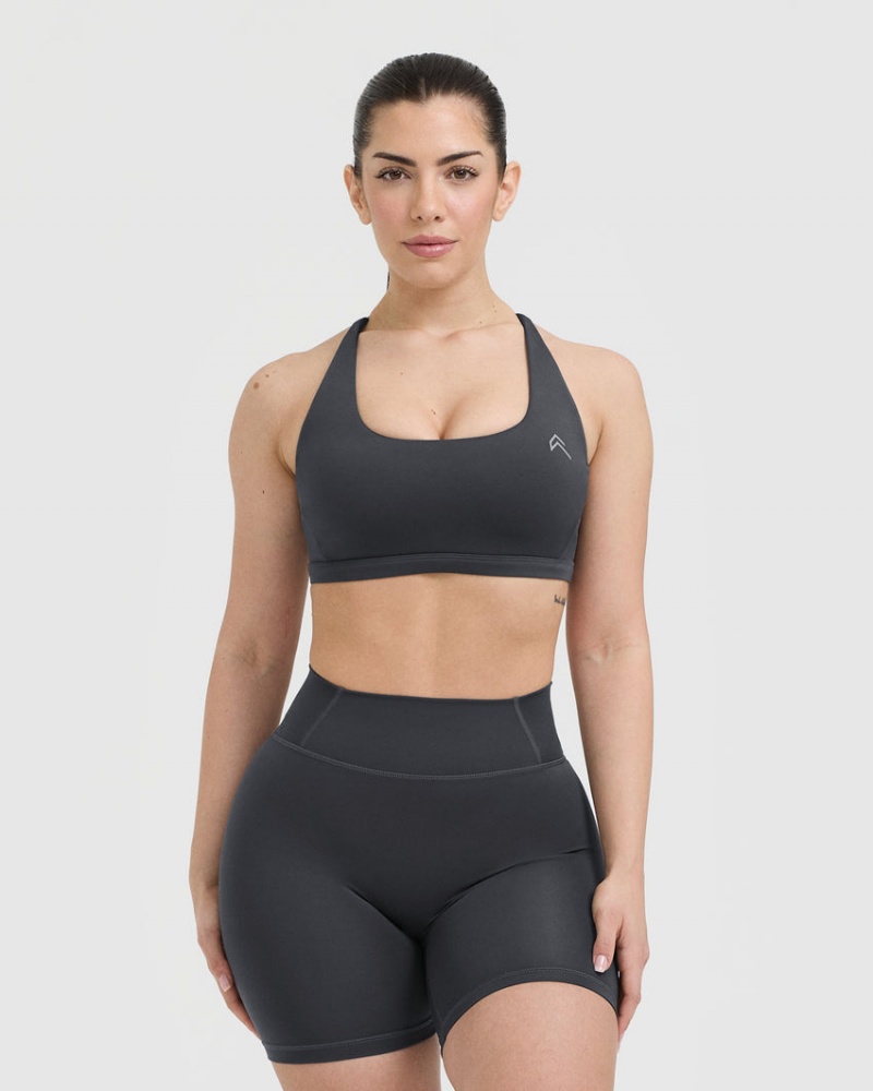 Oner Active Timeless Square Neck Sports Bras Zwart | YCT-962084