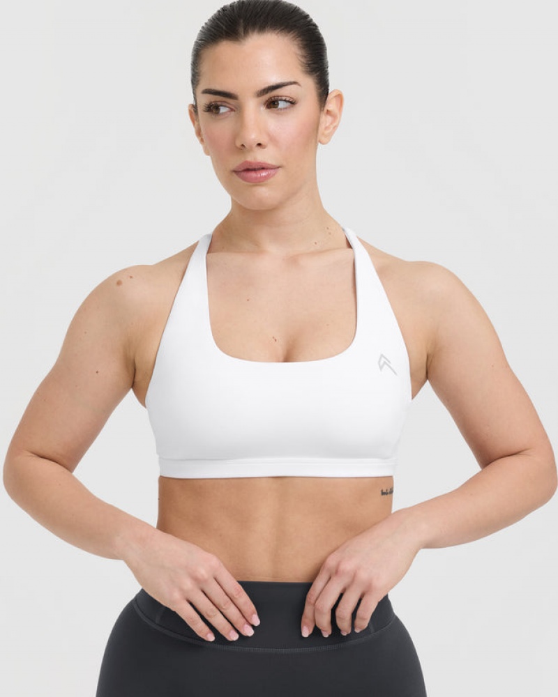 Oner Active Timeless Square Neck Sports Bras Wit | TFP-475961