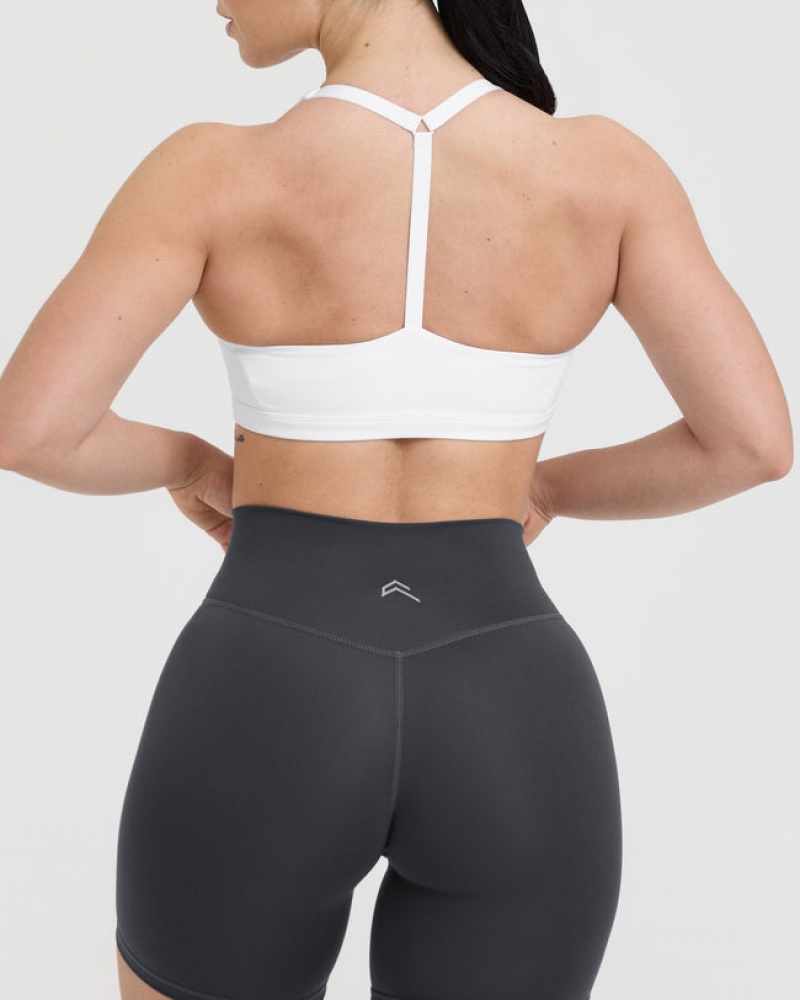 Oner Active Timeless Square Neck Sports Bras Wit | TFP-475961