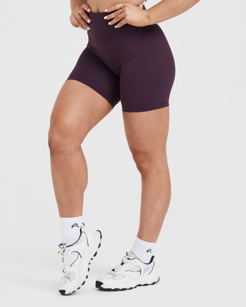 Oner Active Unified High Waisted Korte Broek Paars | ONQ-875914