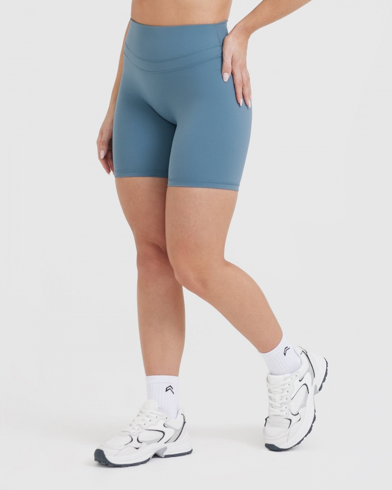 Oner Active Unified High Waisted Korte Broek Blauw | IJD-937401