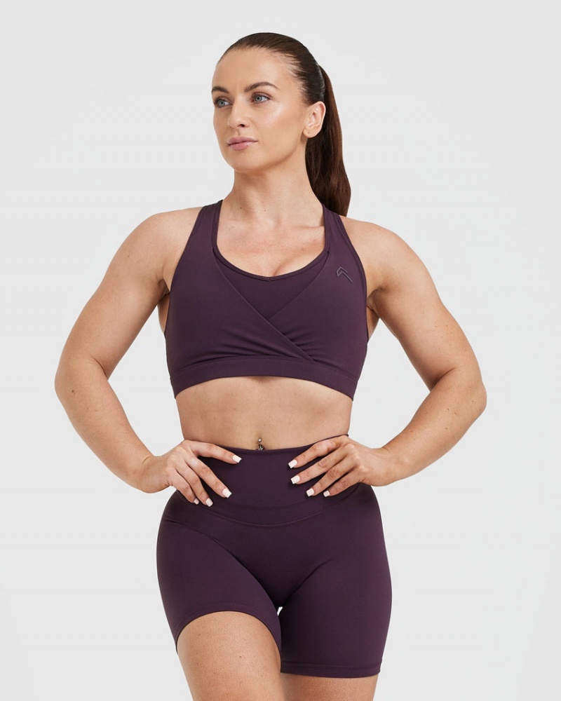 Oner Active Unified Layered Sports Bras Paars | YDX-597831