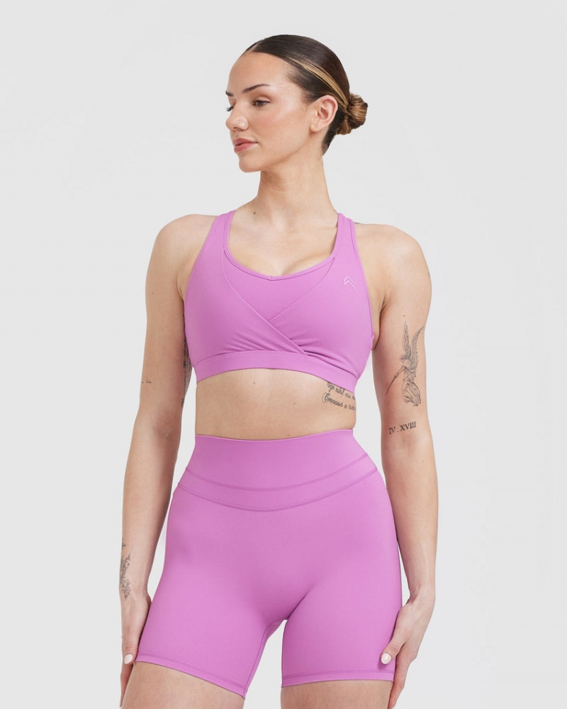 Oner Active Unified Layered Sports Bras Paars | LPA-593048