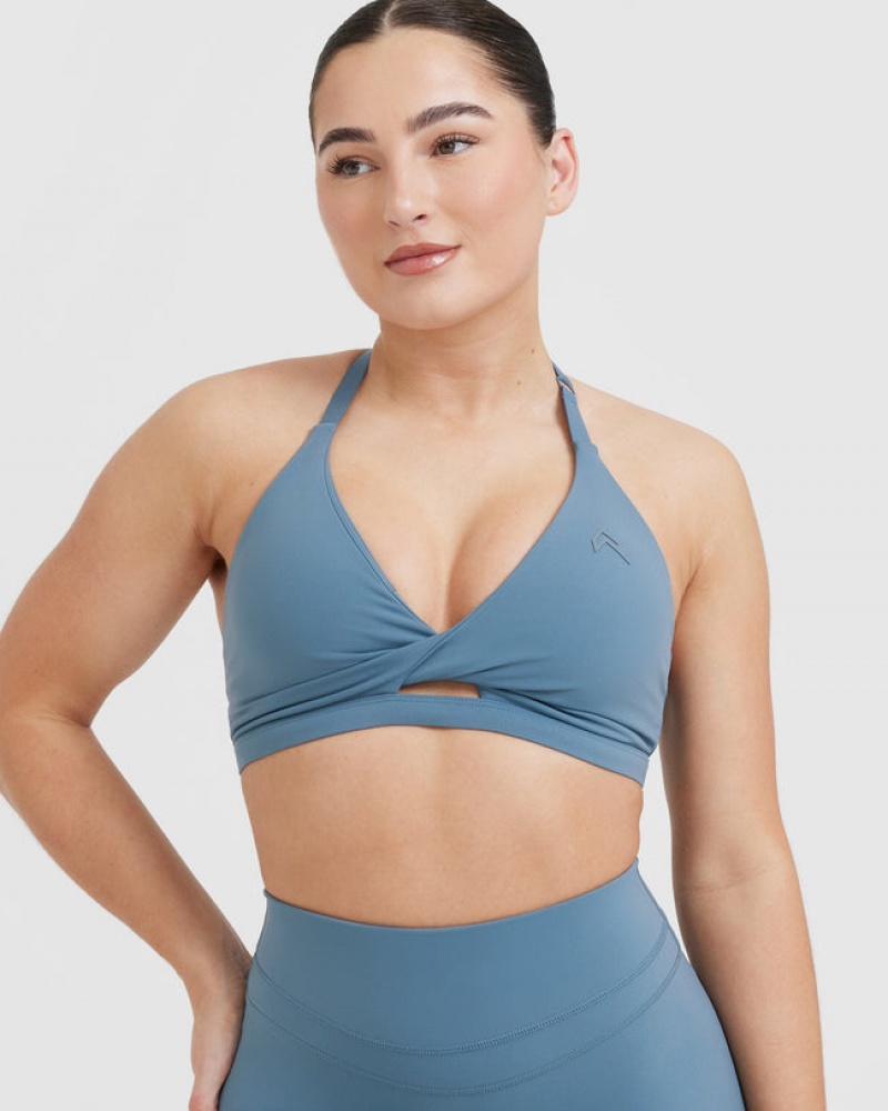 Oner Active Unified Twist Sports Bras Blauw | KVO-164398