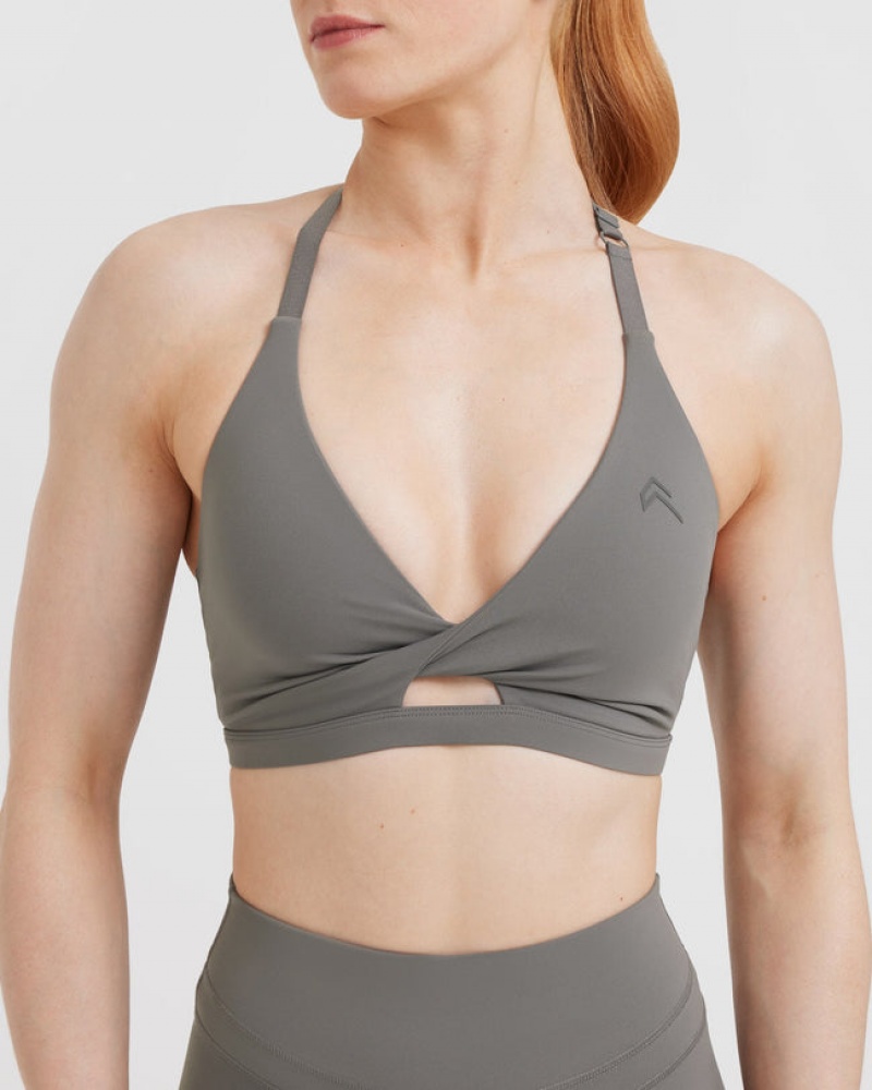 Oner Active Unified Twist Sports Bras Grijs | KYG-473189