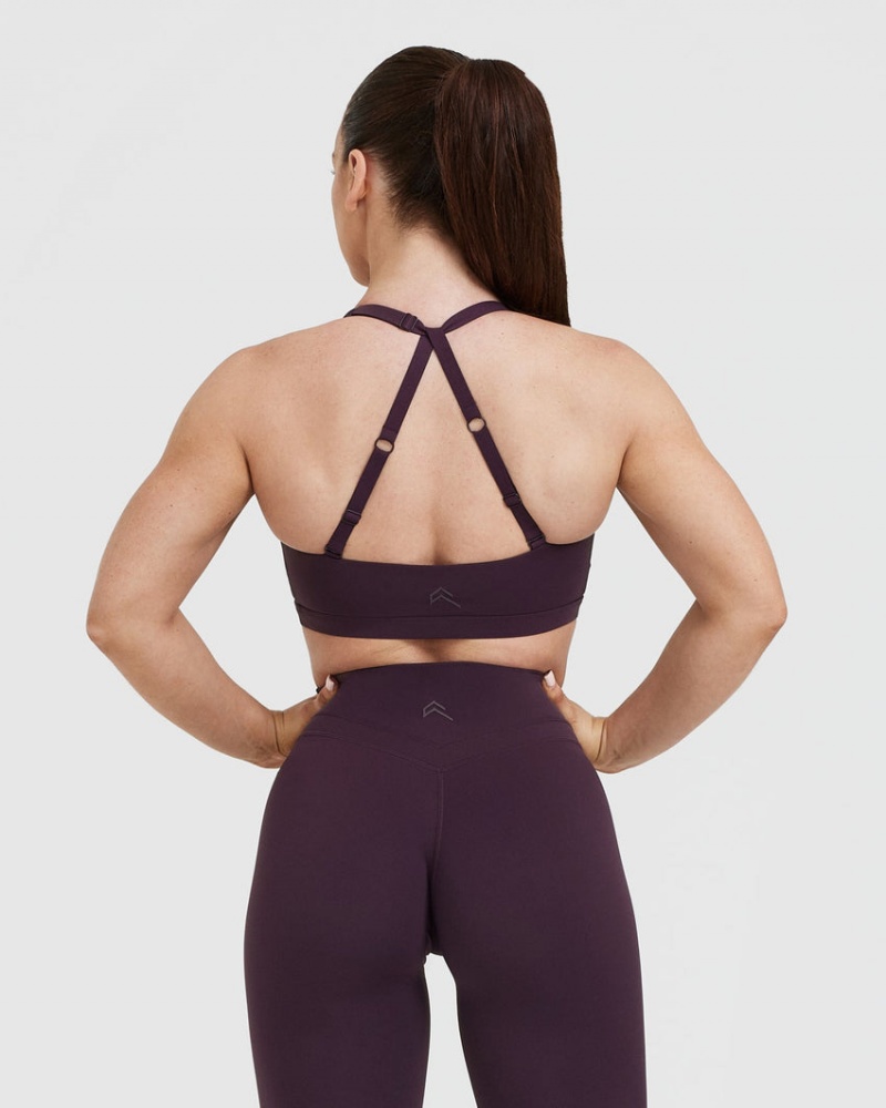 Oner Active Unified Twist Sports Bras Paars | USX-764132