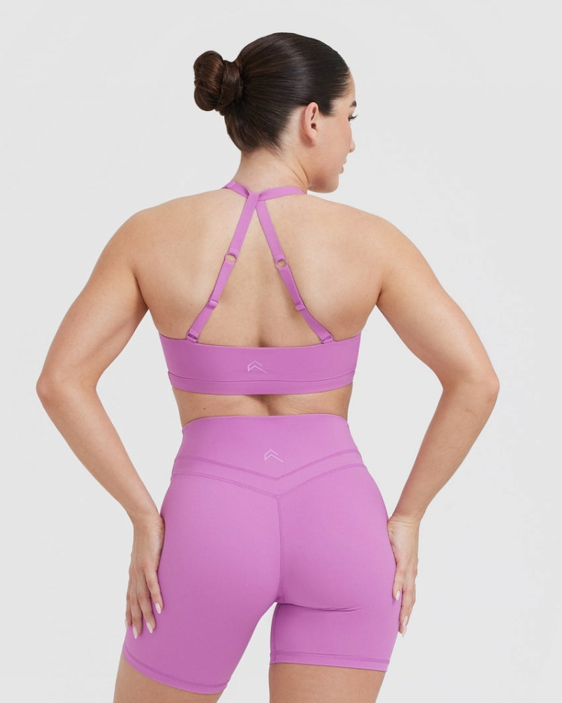 Oner Active Unified Twist Sports Bras Paars | RNE-815243