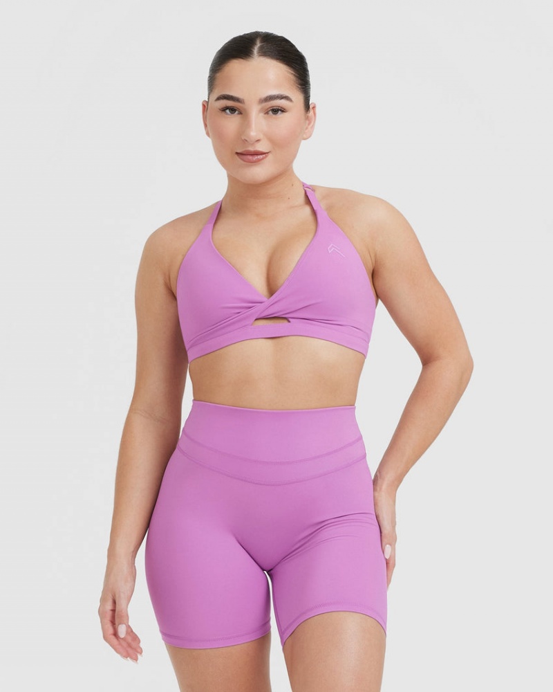 Oner Active Unified Twist Sports Bras Paars | RNE-815243