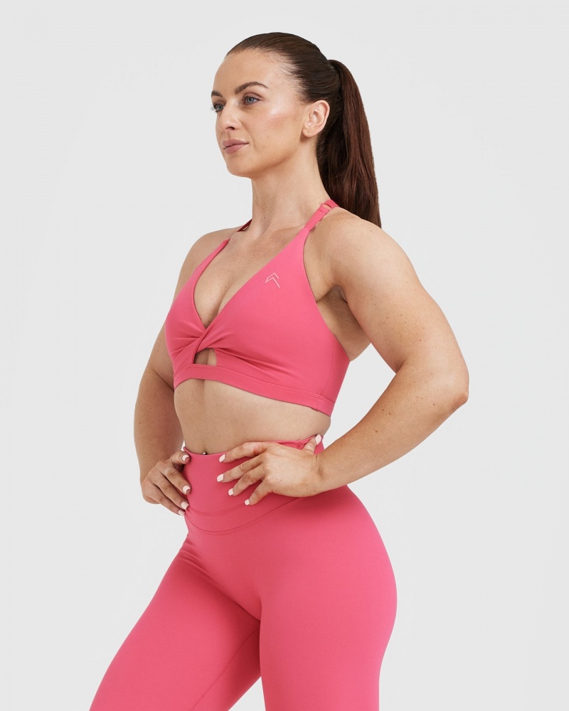 Oner Active Unified Twist Sports Bras Roze | RAV-028316