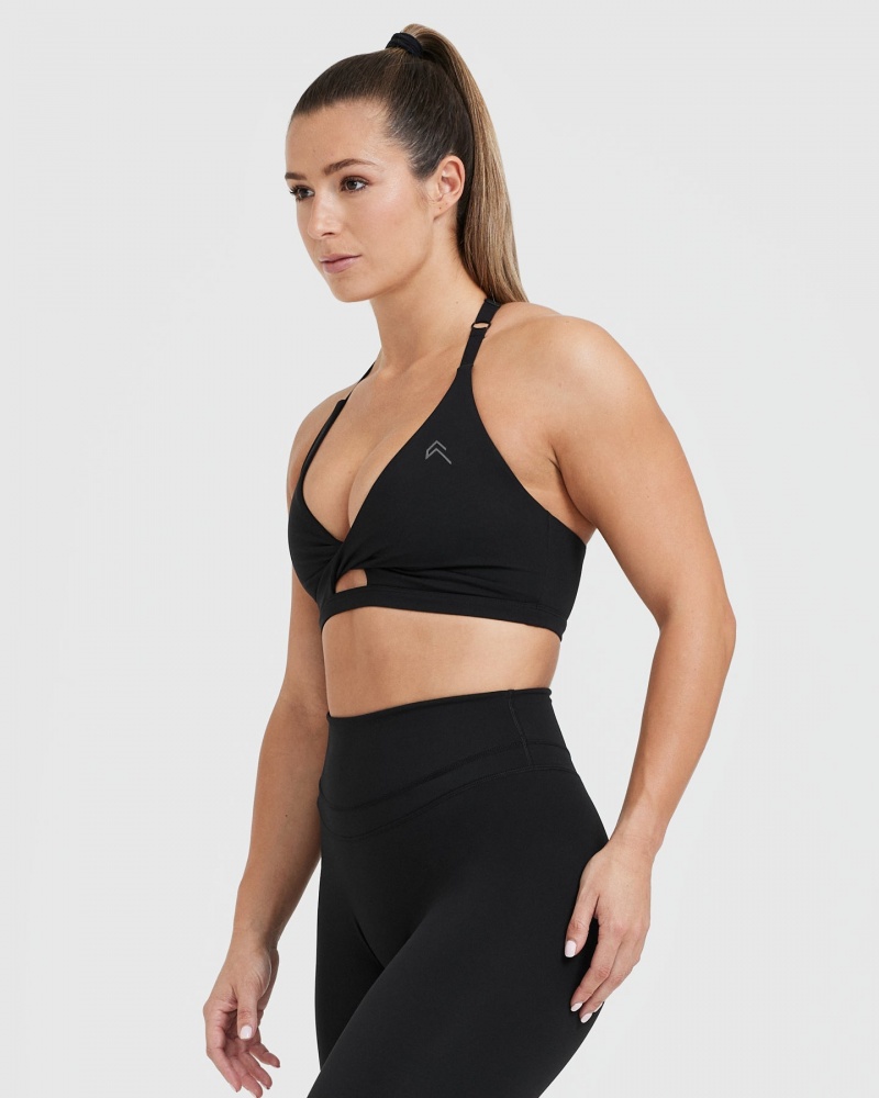 Oner Active Unified Twist Sports Bras Zwart | QLH-710982