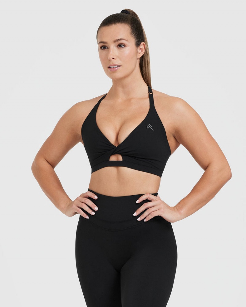 Oner Active Unified Twist Sports Bras Zwart | QLH-710982